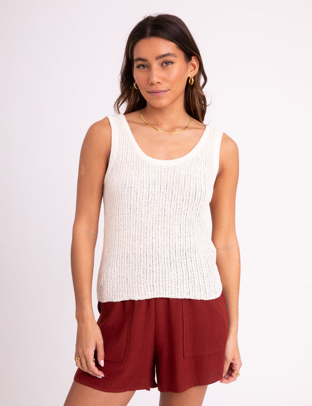 Ayla Knit Top Eggnog - Things I Like Things I Love