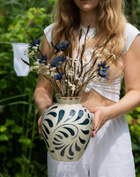 Bloomingville - Hand Painted Vase Heikki Stoneware
