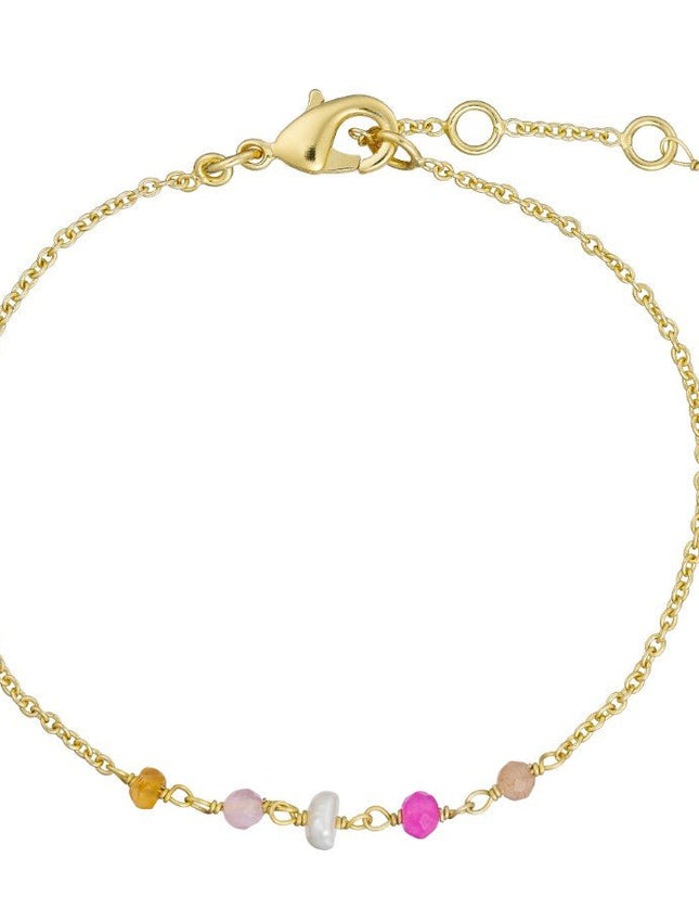 Bracelet Gemstone Pink Gold - Things I Like Things I Love