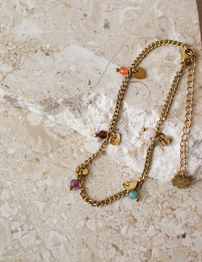 Bracelet Multi Beads Gold - Things I Like Things I Love