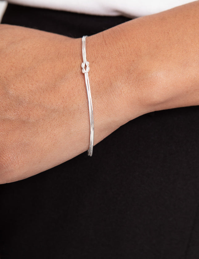 Bracelet Silver Knot - Things I Like Things I Love