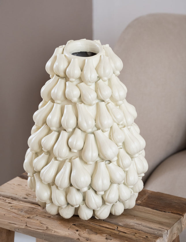 Deco Vase Garlic Cream - Things I Like Things I Love