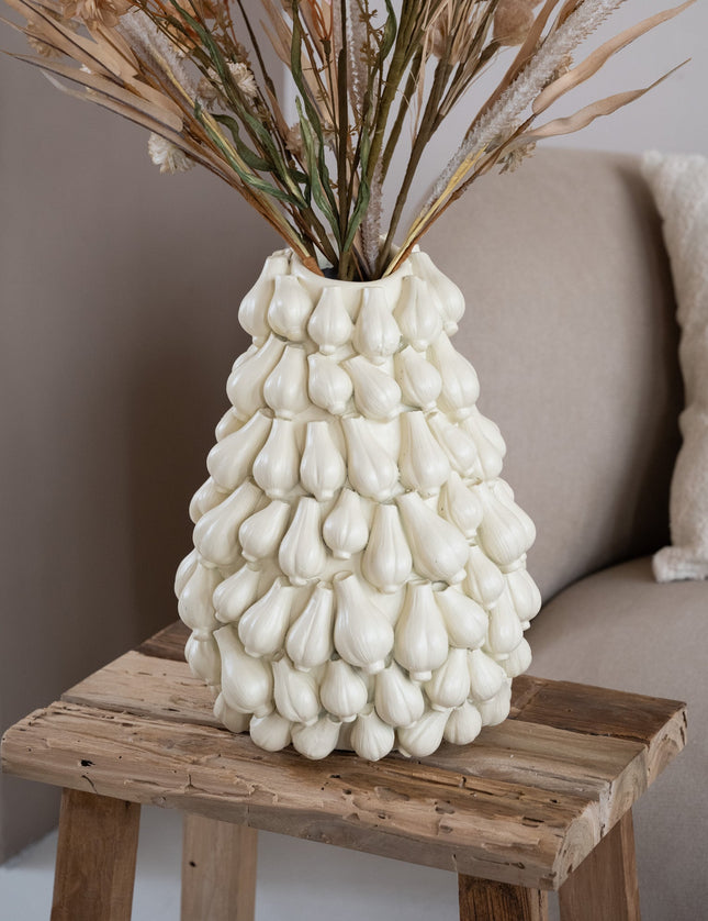 Deco Vase Garlic Cream - Things I Like Things I Love