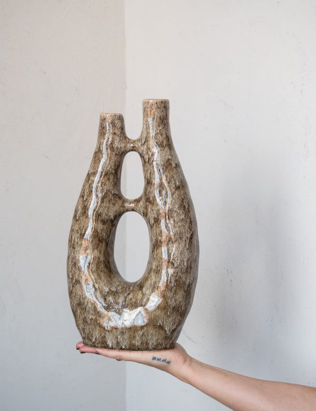 Deco Vase Katha Brown - Things I Like Things I Love