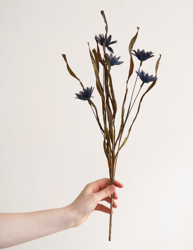 Faux Flower Gerbera Blue - Things I Like Things I Love