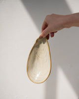 Handmade Moule Bowl Cream / White