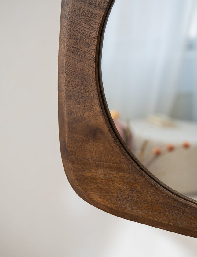 Mirror Moku Wood Brown - Things I Like Things I Love