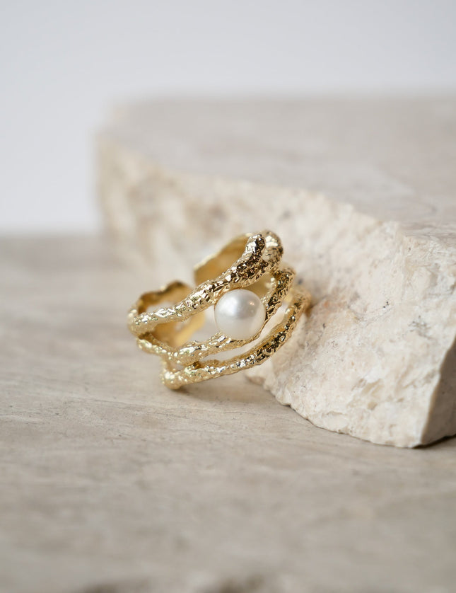 Ring Chelsea Foil Gold - Things I Like Things I Love