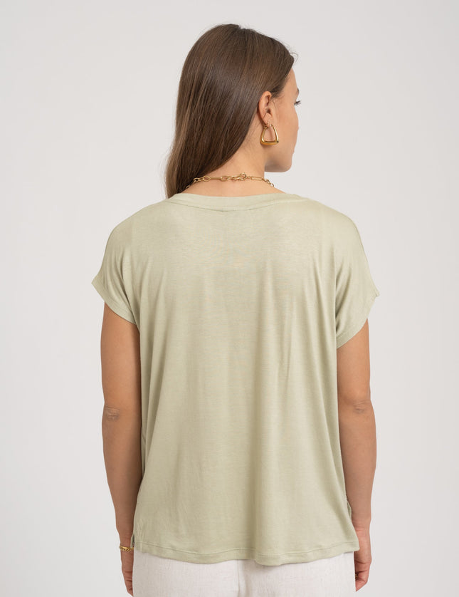 TILTIL Baillie Tee Sage Green One Size - Things I Like Things I Love