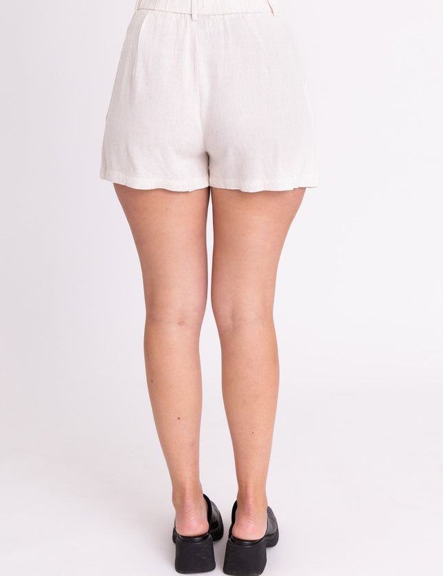 TILTIL Britt Short Linen Beige - Things I Like Things I Love