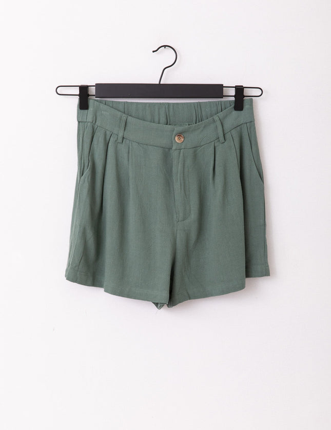 TILTIL Britt Short Linen Petrol - Things I Like Things I Love