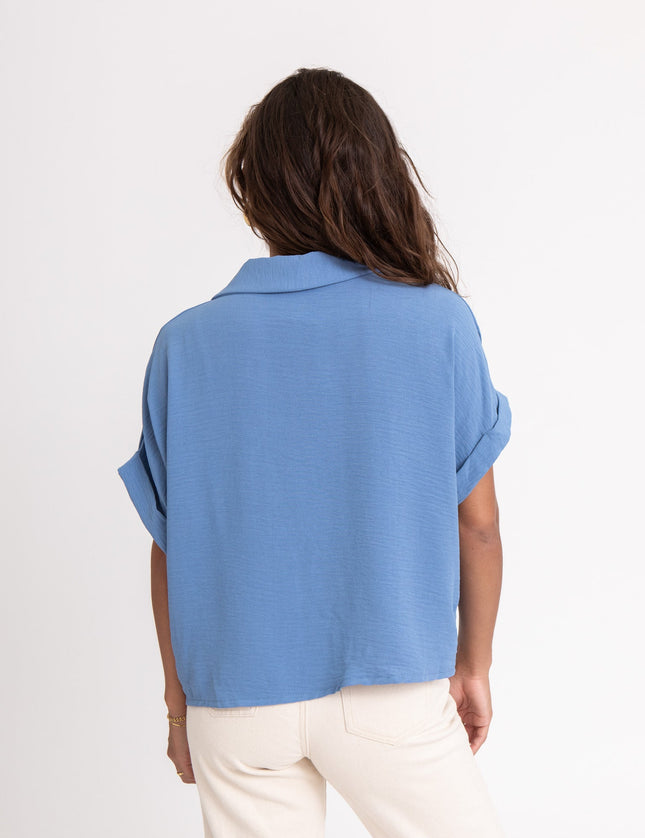 TILTIL Ciara Blouse Indigo Blue - Things I Like Things I Love