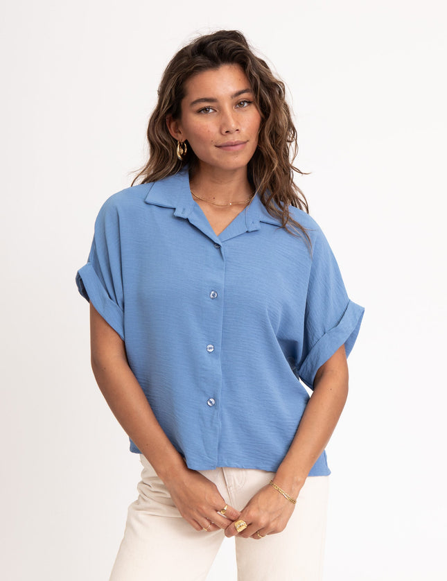 TILTIL Ciara Blouse Indigo Blue - Things I Like Things I Love