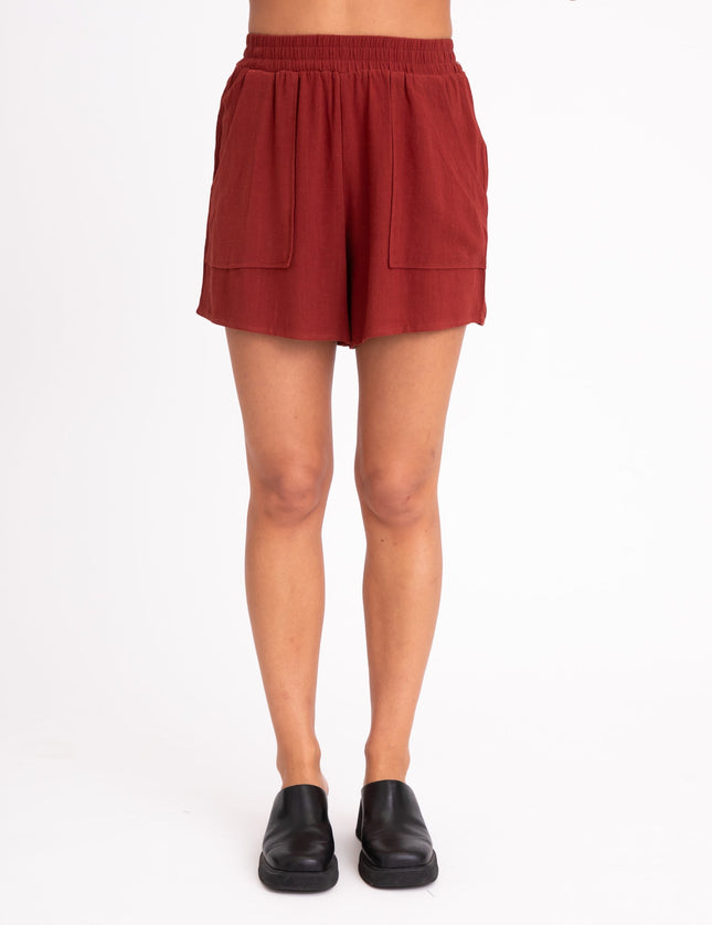 TILTIL Elli Short Melange Cherry Red - Things I Like Things I Love