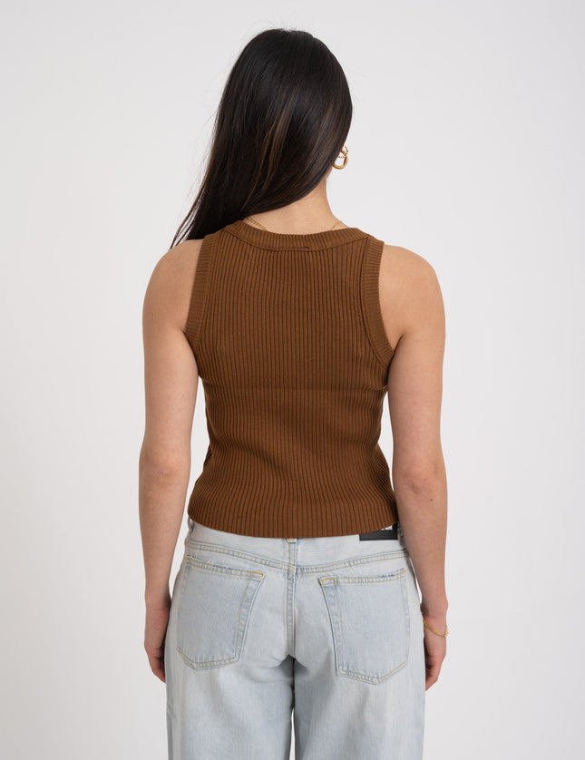 TILTIL Emily Knit Top Brown One Size - Things I Like Things I Love