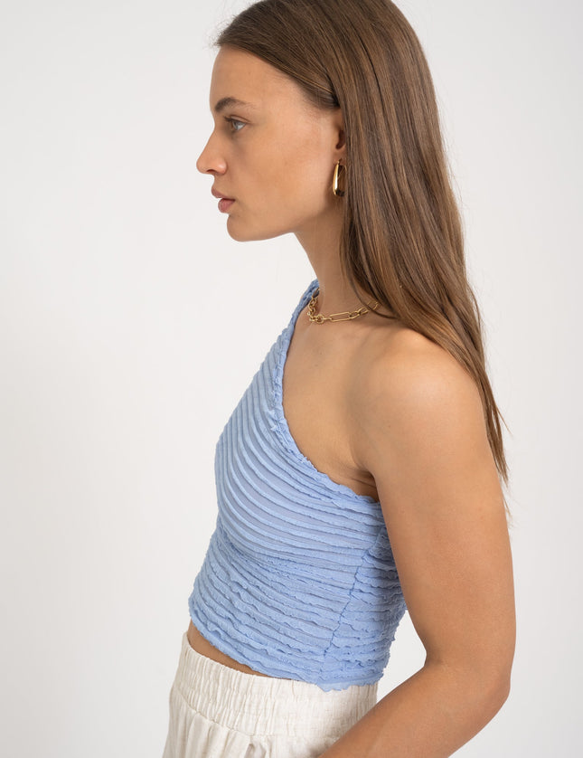 TILTIL Hailey Top Soft Blue StructureTILTIL Hailey Top Soft Blue Structure - Things I Like Things I Love