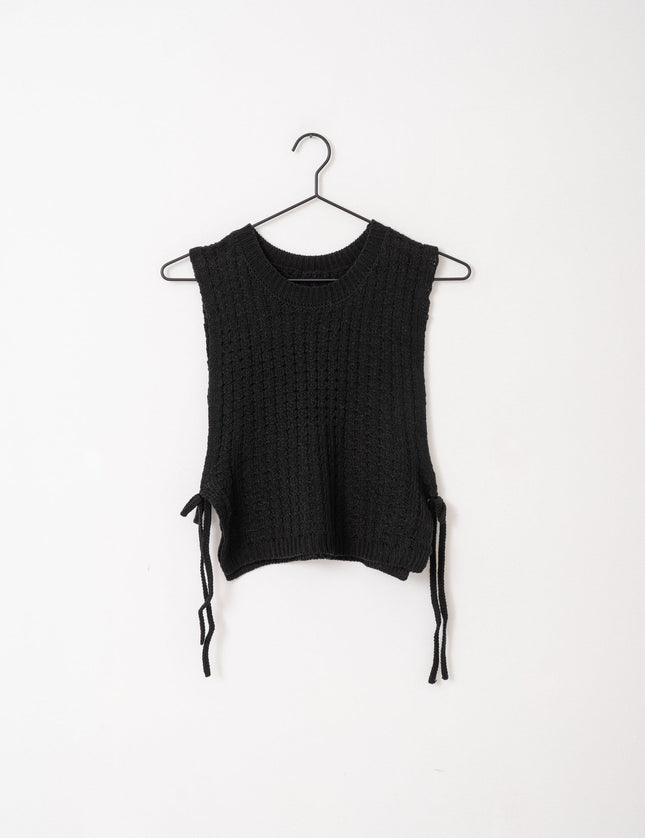 TILTIL Iris Knit Gilet Black - Things I Like Things I Love