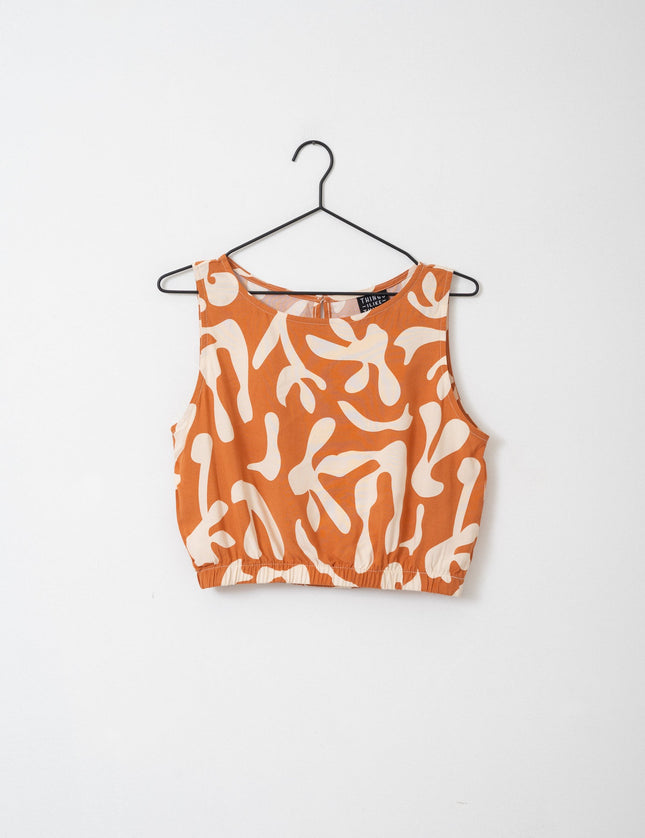 TILTIL Liny Top Orange Wave - Things I Like Things I Love