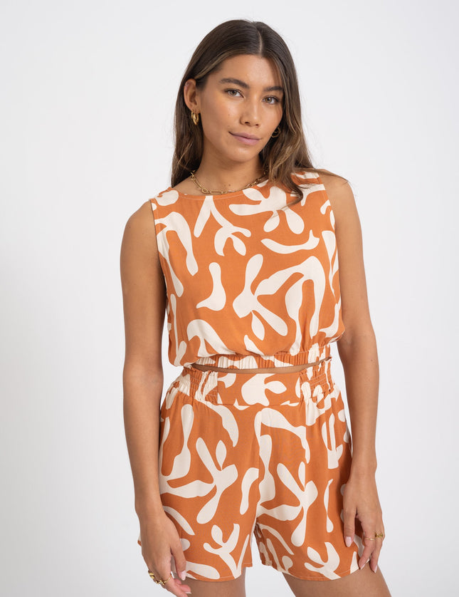 TILTIL Liny Top Orange Wave - Things I Like Things I Love