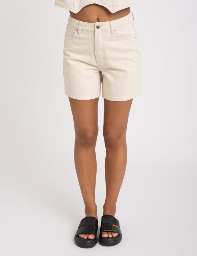 TILTIL Lulu Denim Short Off-White - Things I Like Things I Love