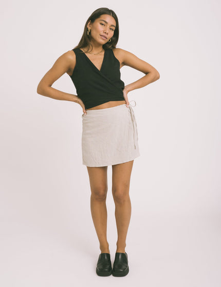 TILTIL Mary Linen Skort Beige - Things I Like Things I Love