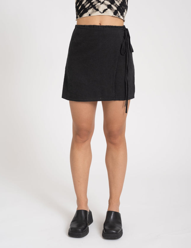 TILTIL Mary Linen Skort Black - Things I Like Things I Love