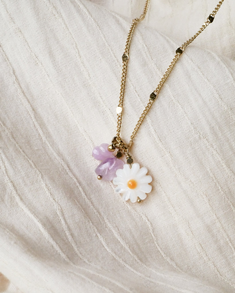 TILTIL Necklace Happy Daisy Lilac - Things I Like Things I Love