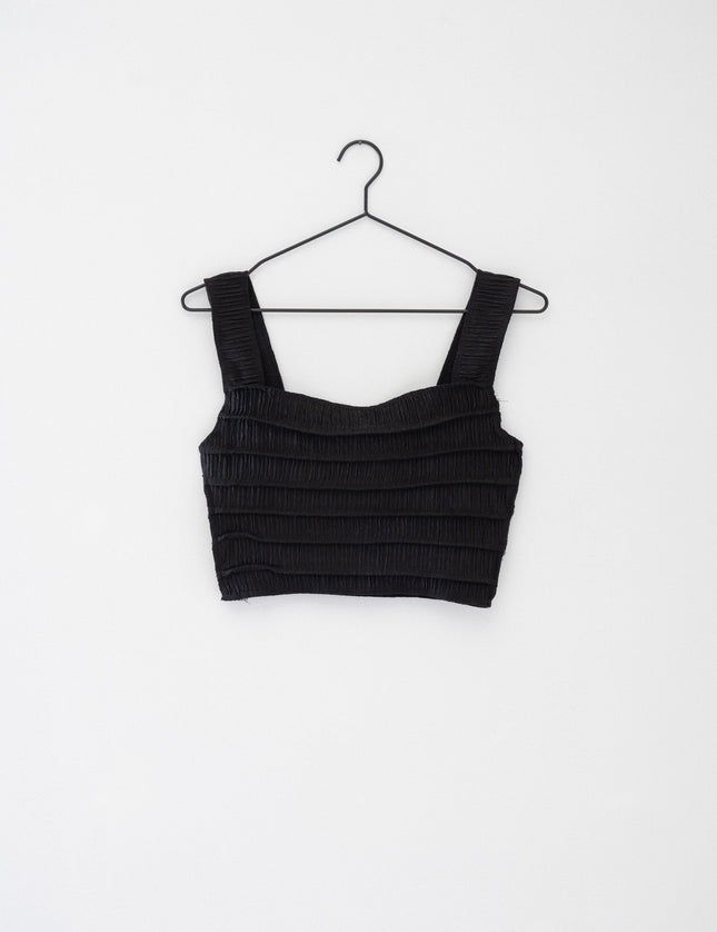 TILTIL Sese Cropped Top Black One Size - Things I Like Things I Love