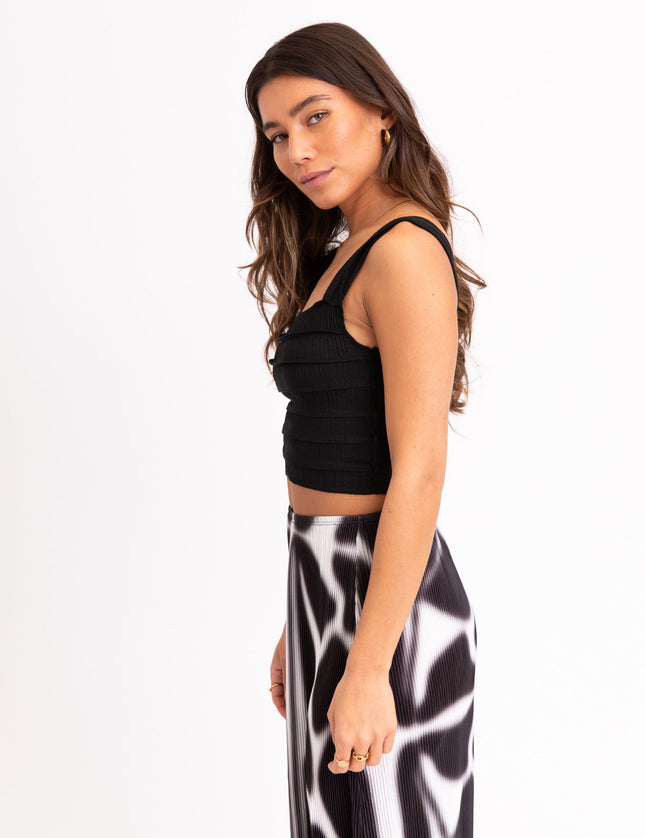 TILTIL Sese Cropped Top Black One Size - Things I Like Things I Love