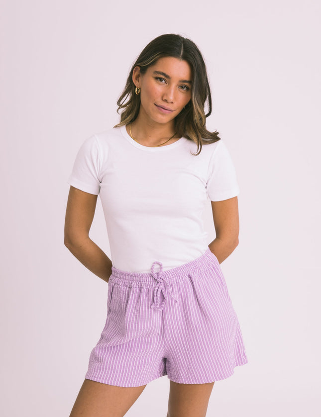 TILTIL Soi Short Stripe Lilac One Size - Things I Like Things I Love