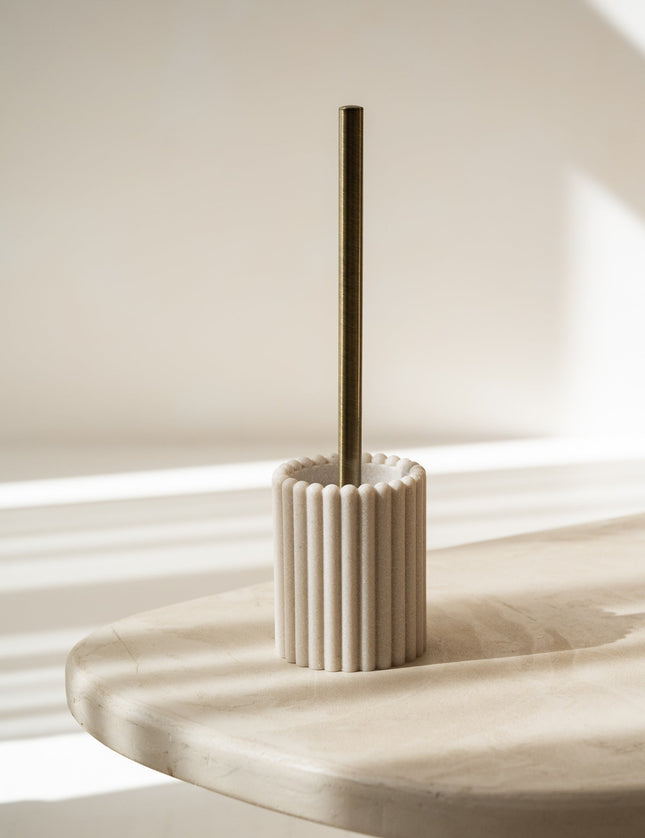 Toilet Brush Stripes Polyresin - Things I Like Things I Love