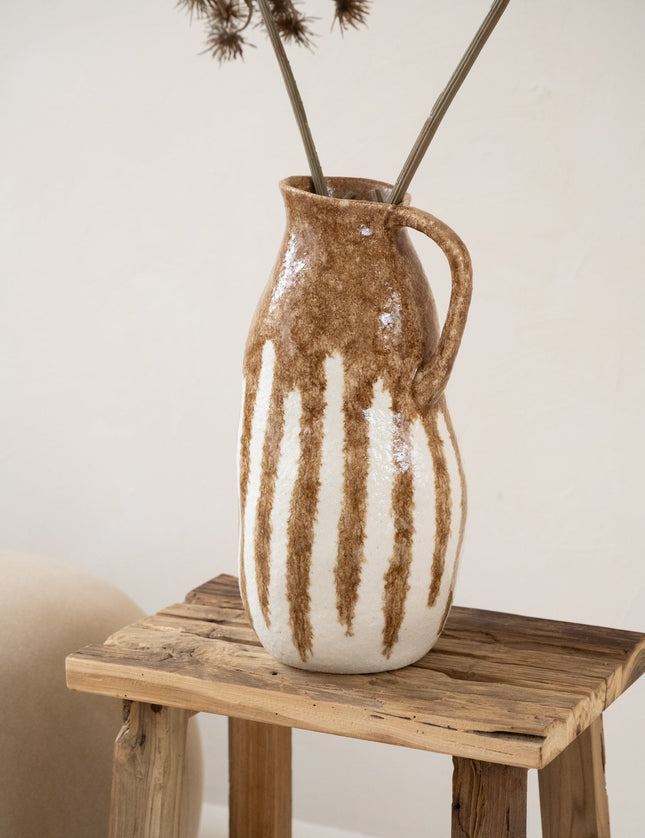 Vase Beige Light Brown - Things I Like Things I Love