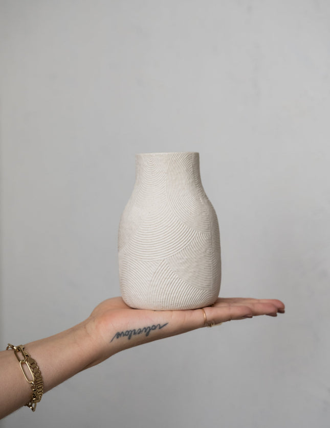 Vase Elly Porcelain Matte White - Things I Like Things I Love