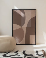 Wall Art Bato Brown and Black Recycled Frame