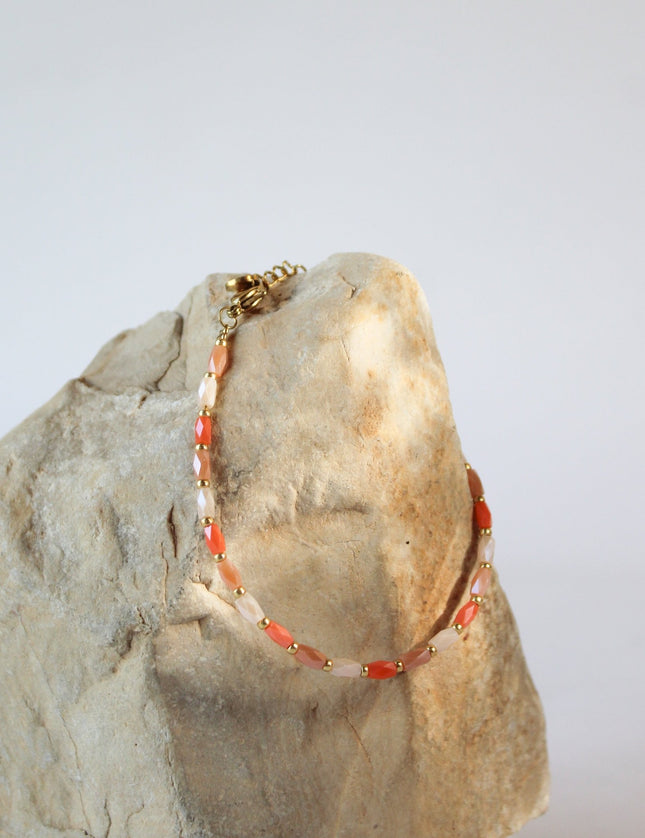 Bracelet Coral Terra Gold - Things I Like Things I Love