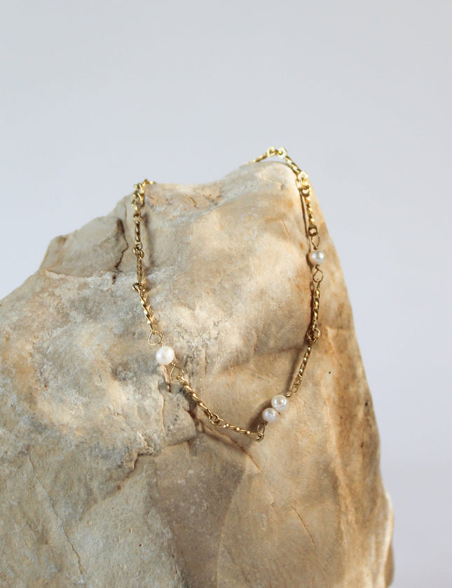 Bracelet Pearl Pearl Pearl Gold - Things I Like Things I Love