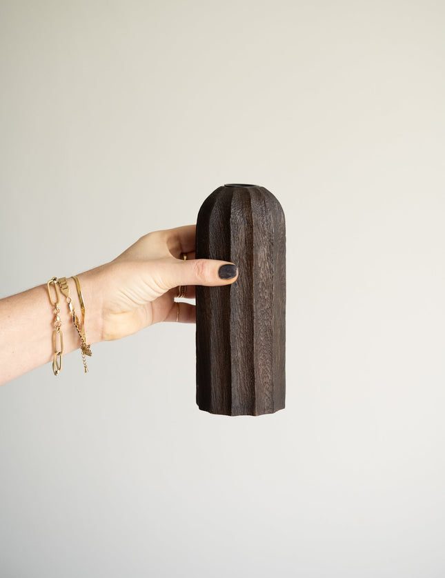 Candle Holder Ofir Wood - Things I Like Things I Love