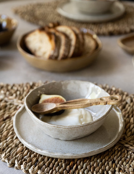 Handmade Medium Bowl Serpa Beige - Things I Like Things I Love