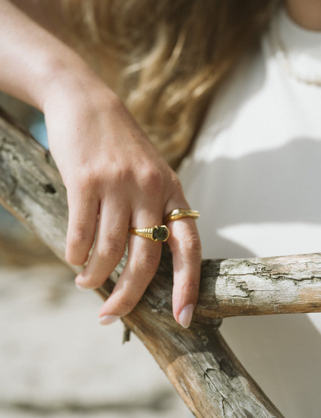 Jazzy Ring Gold Peridot - Things I Like Things I Love