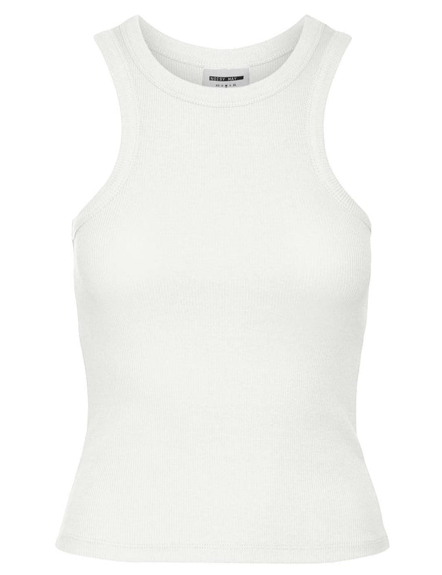 Maya Halter Neck Top Bright White - Things I Like Things I Love