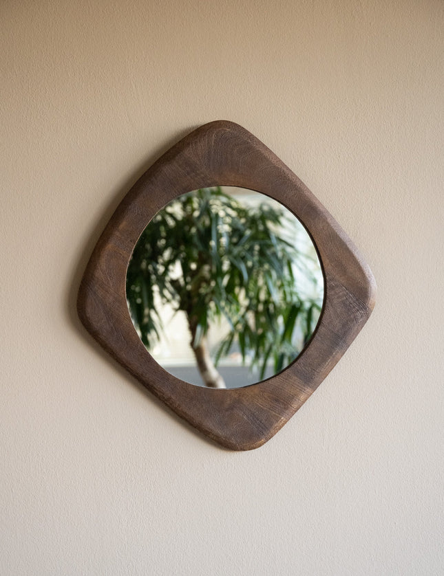 Mirror Moku Wood Brown - Things I Like Things I Love