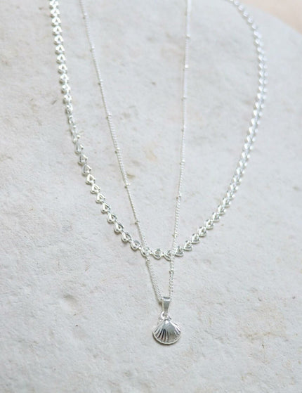 Necklace We Shell Sea Silver - Things I Like Things I Love