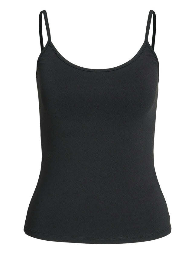 Saga Singlet Top Black - Things I Like Things I Love