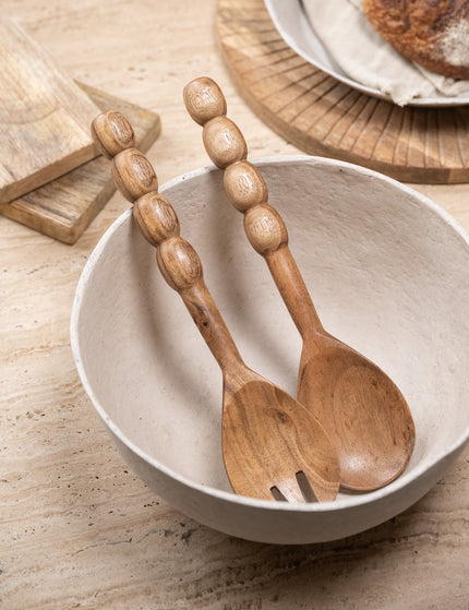 Salad Server Wood Beads - Things I Like Things I Love