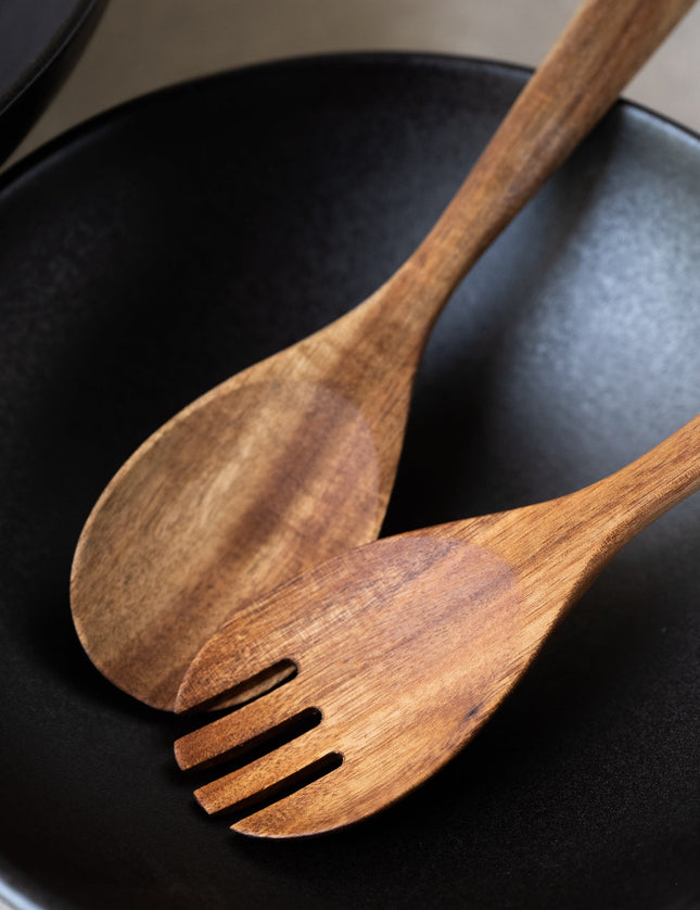 Salad Servers Acacia Wood - Things I Like Things I Love