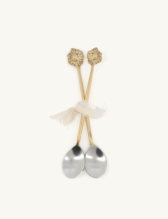 SET OF 2 - Sunflower Teaspoon - Things I Like Things I Love