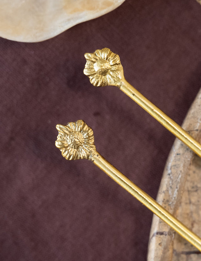 SET OF 2 - Sunflower Teaspoon - Things I Like Things I Love