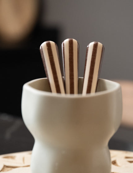 Teaspoon Stripe Brown - Things I Like Things I Love
