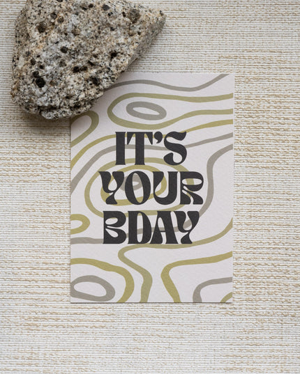 TILTIL It's Your Bday Postcard + Envelope - Things I Like Things I Love