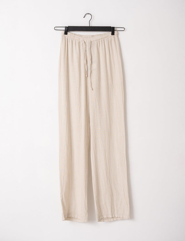 TILTIL Mailey Linen Pants Beige - Things I Like Things I Love